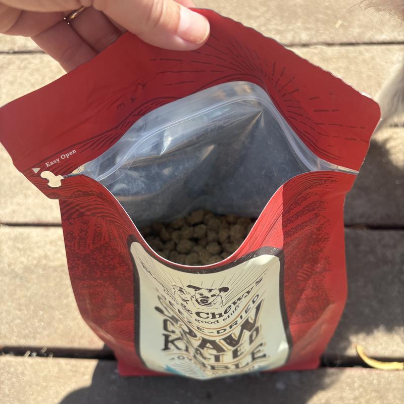 Lady (a pretty girl with a discerning palate) ​approved. Chappie is not picture​d bec​ause he moves at the speed of light and vibrates even when sitting!​ lol