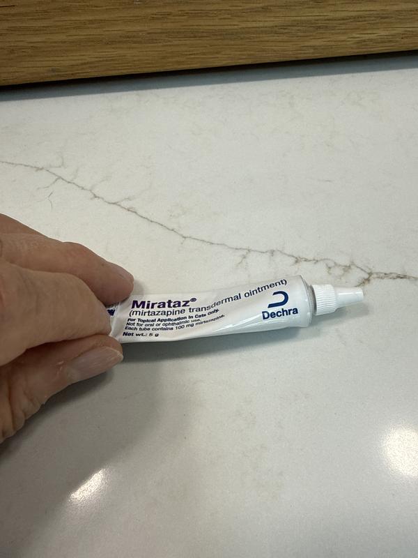 MIRATAZ (mirtazapine transdermal ointment) for Cats, 5-g tube