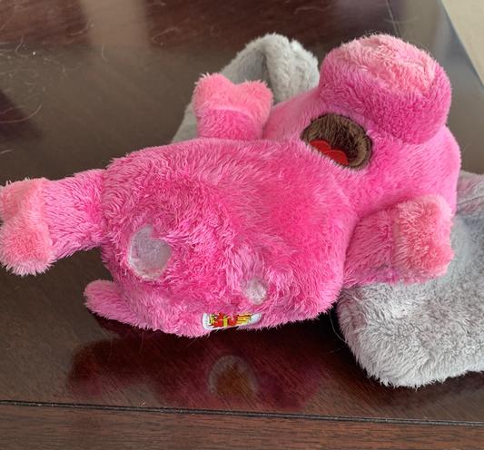 goDog Silent Squeak Flips Pig Elephant with Chew Guard Technology Dura