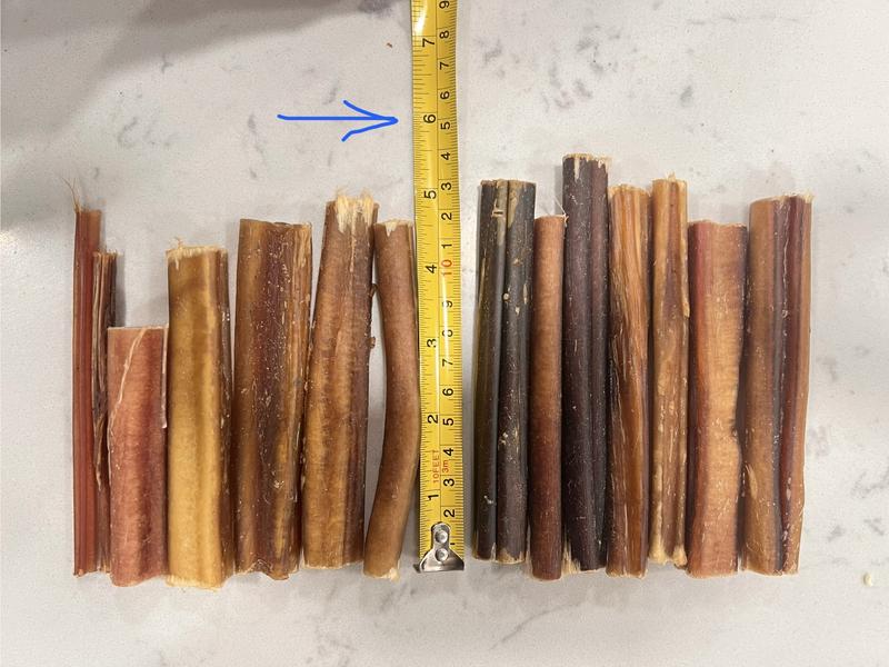 Definitely NOT 6 inch bully sticks