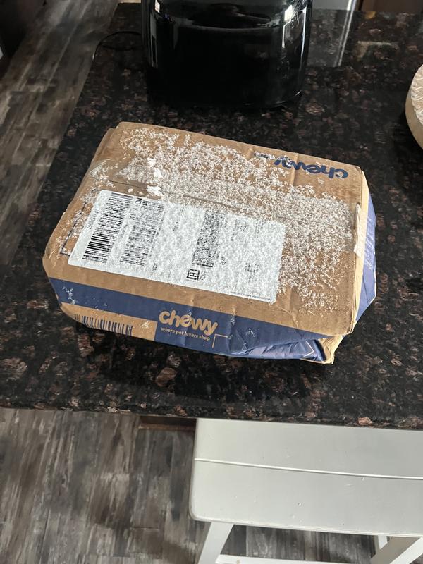 The box came crushes