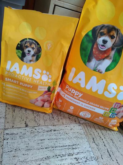 what are the ingredients in iams puppy food