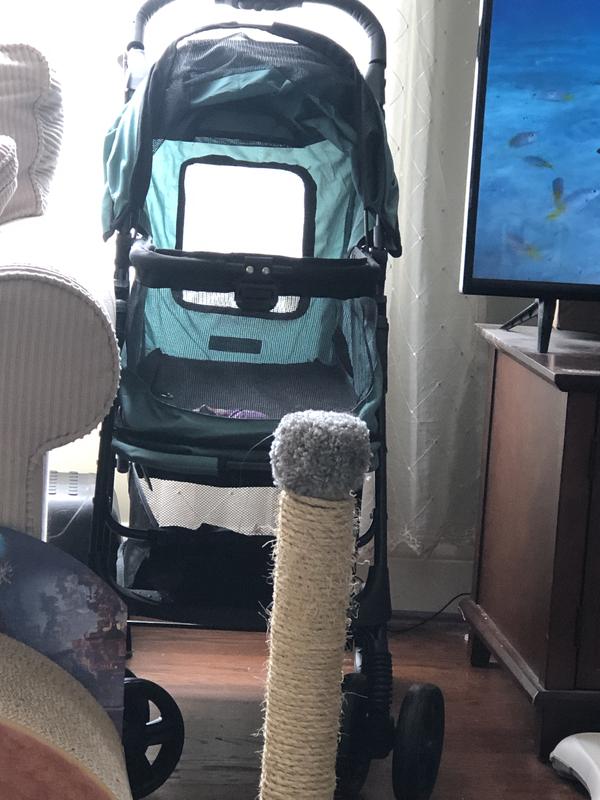 PET GEAR Happy trails NoZip Pet Stroller, Emerald