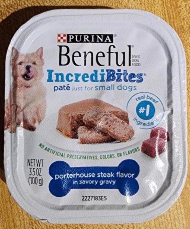 PURINA BENEFUL IncrediBites Porterhouse Steak Flavor in a Savory