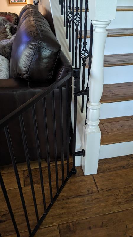 attached to stair banister