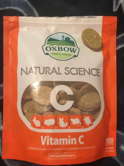 Oxbow vitamin clearance c tablets