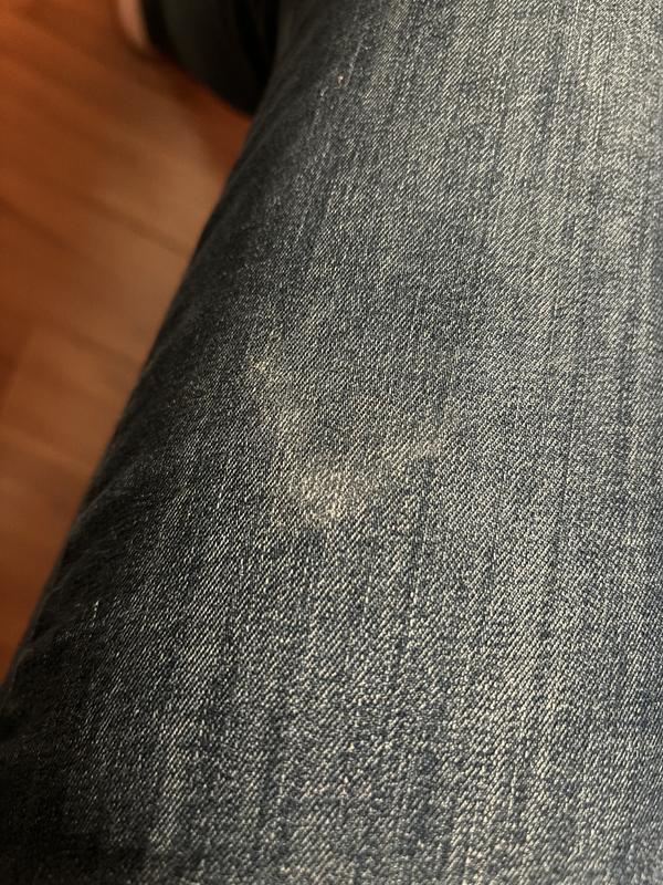 Dust on jeans