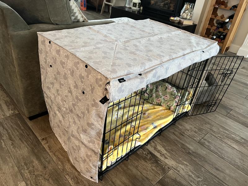 DISNEY Mickey Mouse Crosshatch Dog Crate Cover, 42inch