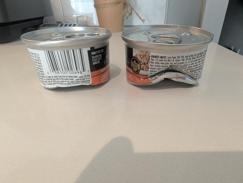 Dented cans