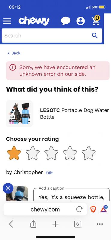 Upon subitting this review on their website, it started having errors all of a sudden.