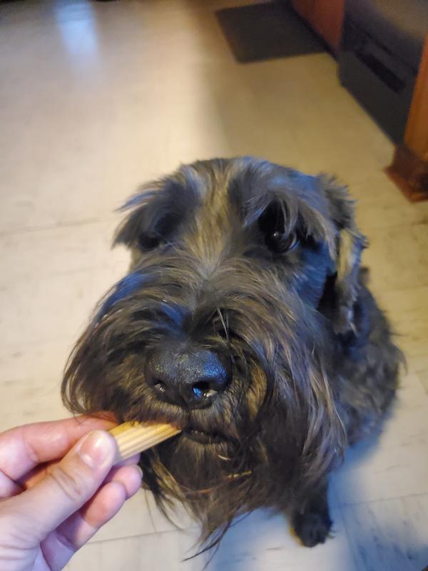 Long enough to grab without human fingers getting in the way