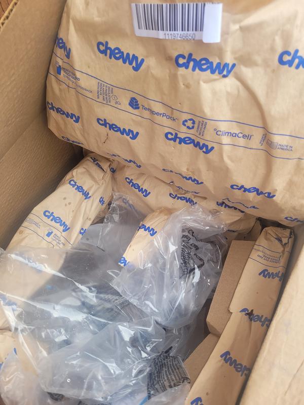 All the plastic was filled with dry ice :)