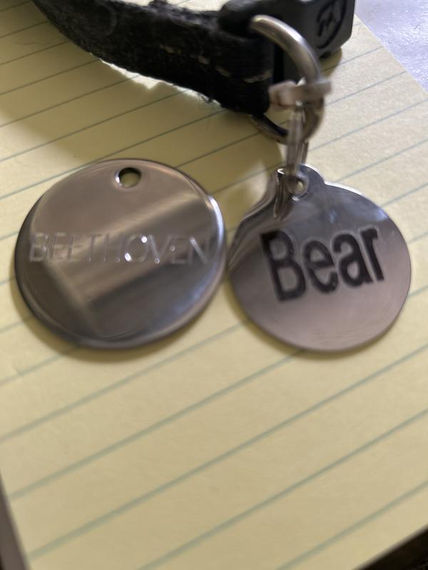 Less expensive tag has better visibility