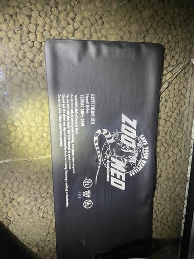 Heater with cracked glass.