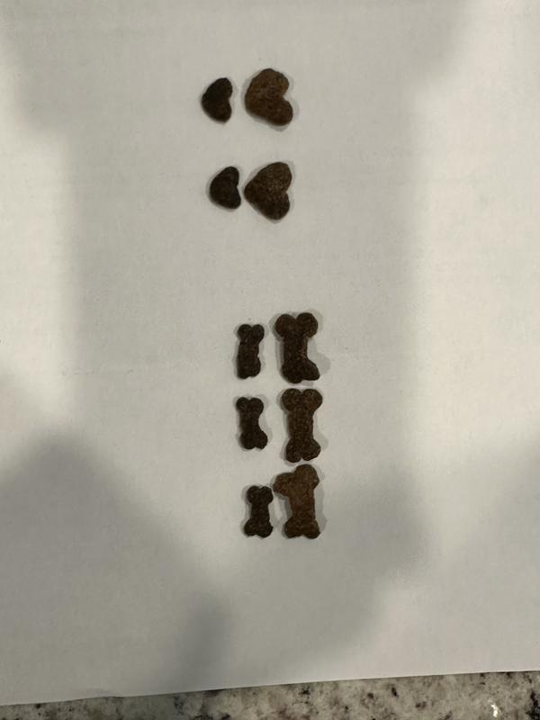 Small bites and dog & puppy sizes