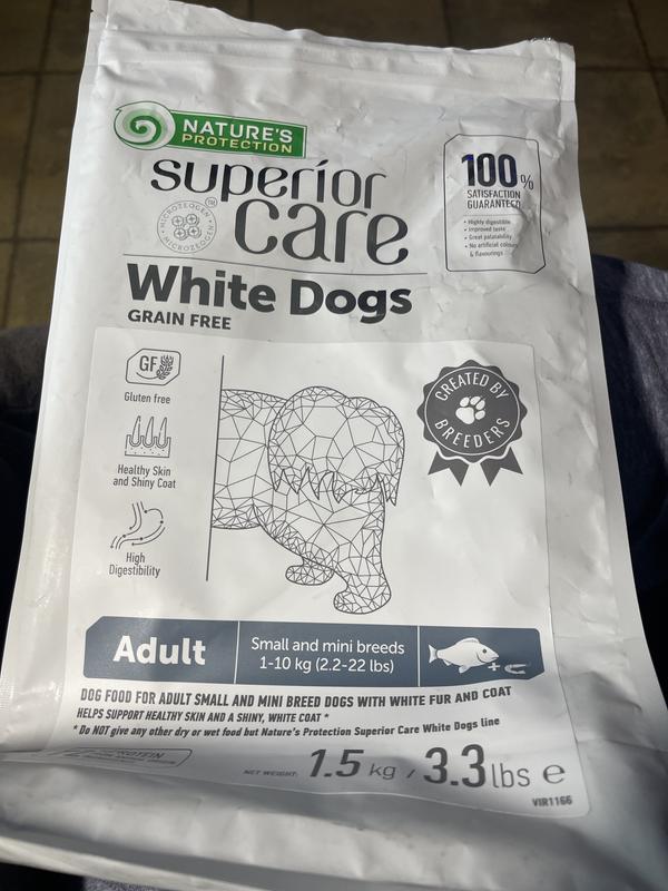 Natures PROT White Dog Adult Small Grain Free Insects 1.5kg