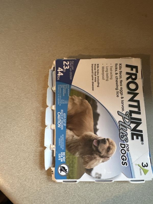 FRONTLINE PLUS Flea Tick Spot Treatment for Medium Dogs, 23-44
