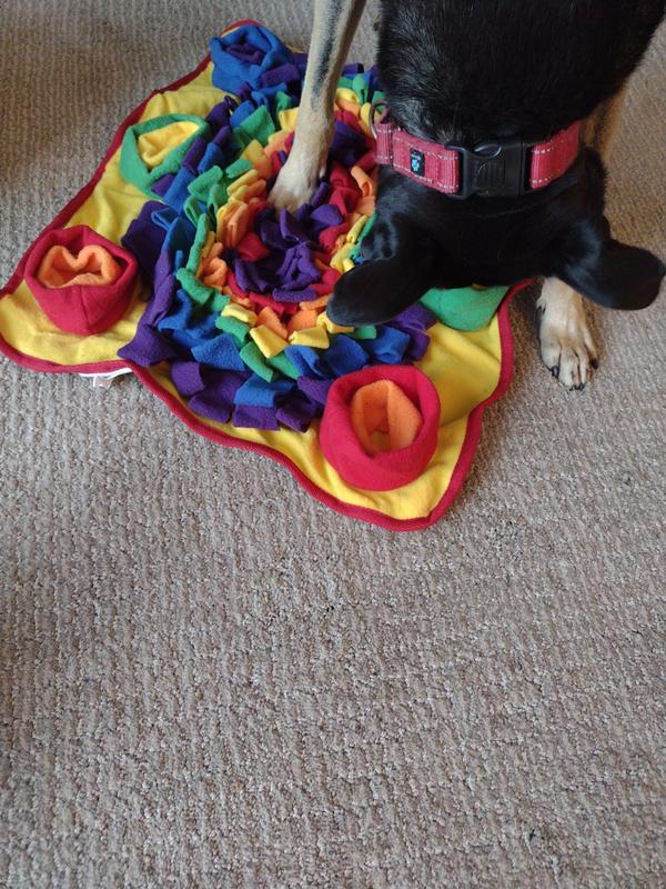 Keirra loves her mat.