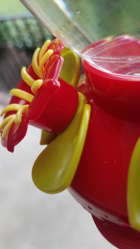 The flowers should be placed in an upright position.