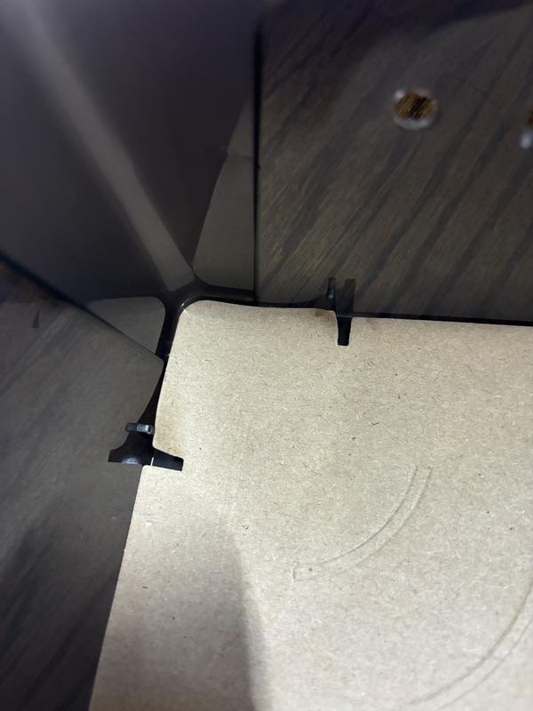 Doesn’t sit flush is other corner