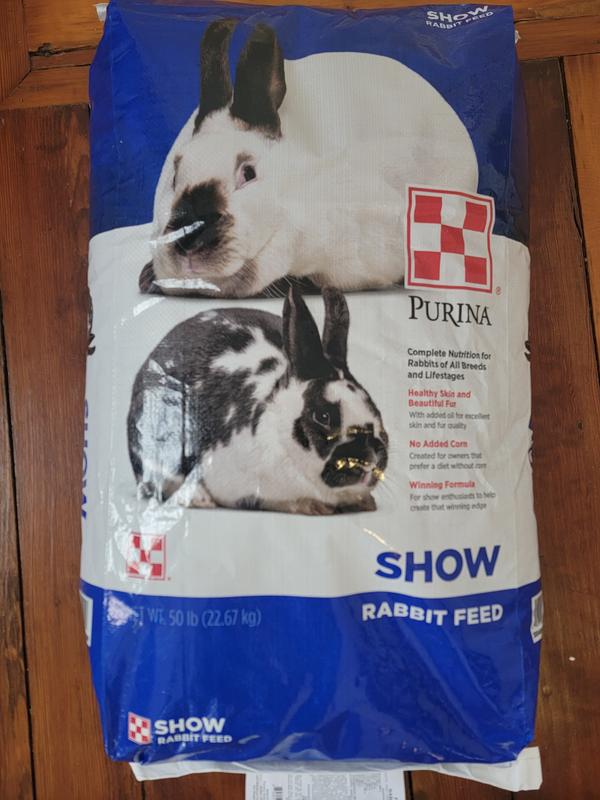 Purina Show Rabbit Pellet Feed, 50-lb bag - Chewy.com