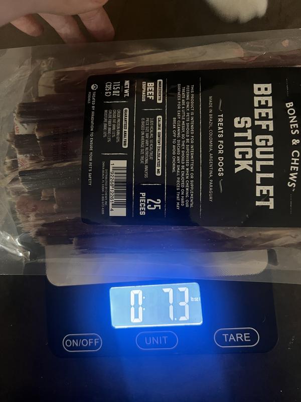 Package says 11.5 oz - actual weight 7.3oz!
