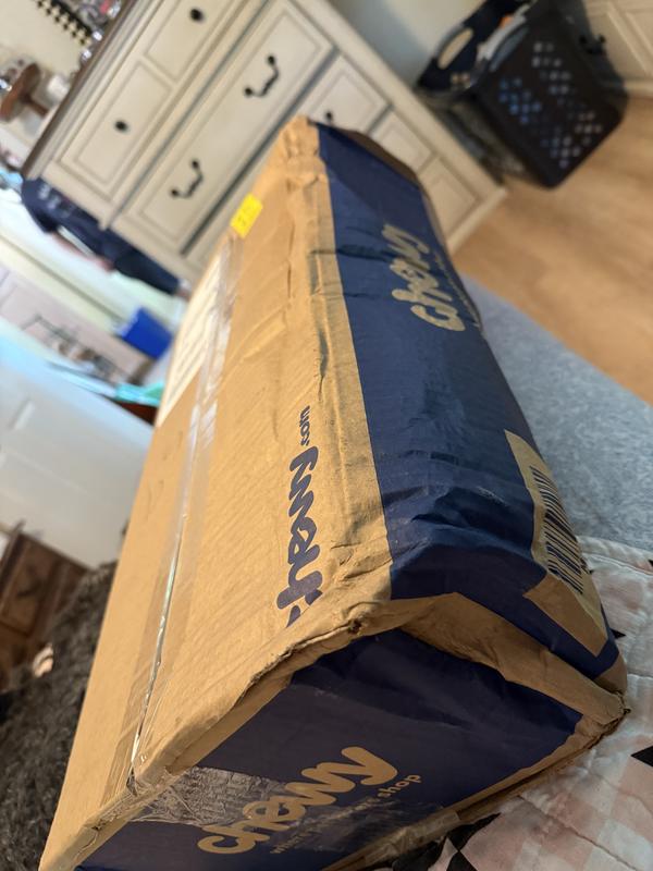 Severe package damage.