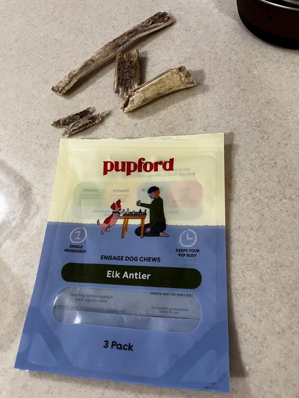 I opened the bag and gave each of my 3 dogs an anger ear