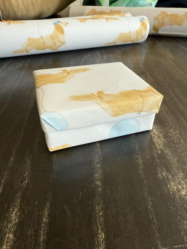 This wrapped box can be used multiple times.