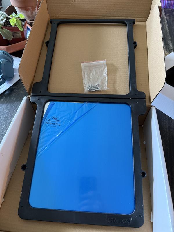 The door, two pieces, super easy to assemble.