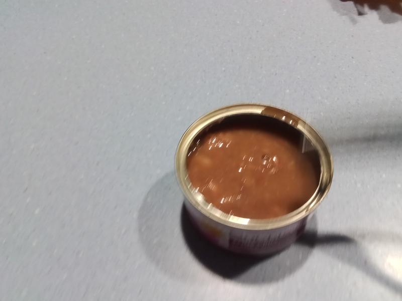 Stir it and you see the fish meat