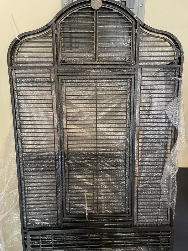 Cage is a beautiful deep gray