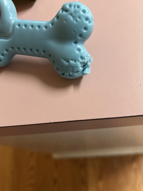 Once I saw this bigger piece about to come off I took it from him