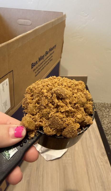 Messy! Looks like sand.