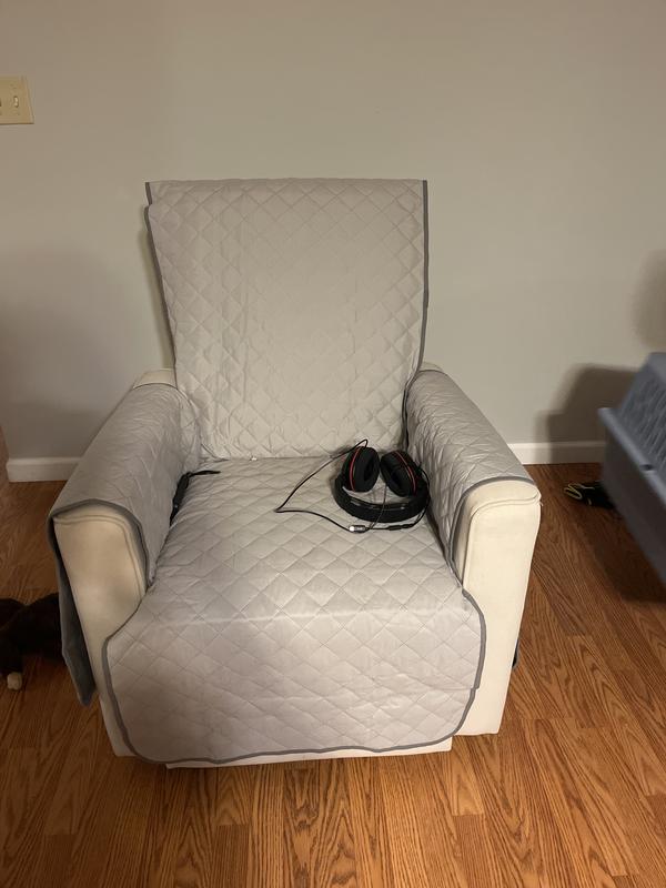 Recliner cover on an extra small recliner