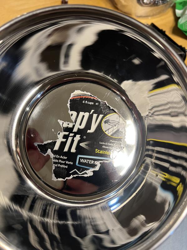 15mins to get this far in removing the sticker.