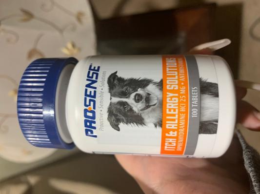 PRO SENSE Dog Itch Allergy Solutions Tablets reviews Chewy