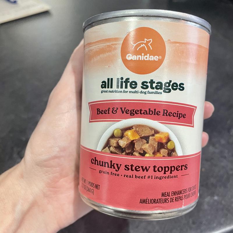 Front of can of food