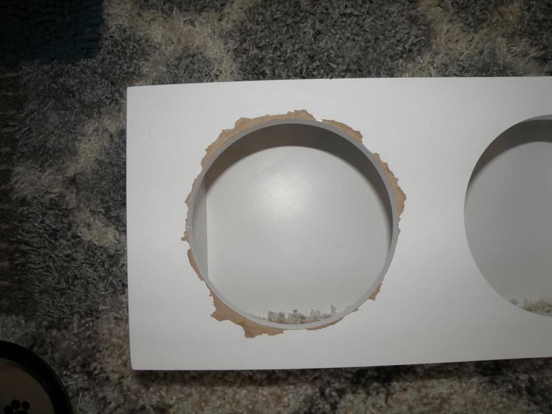 Major paint loss