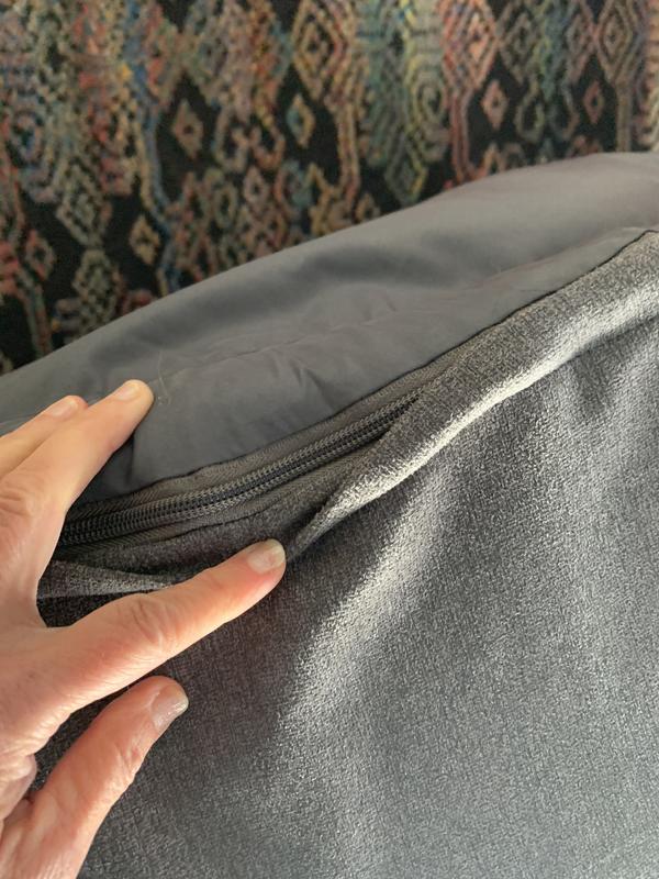 Cover on bolster can be