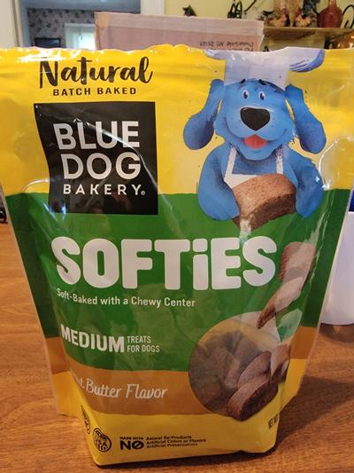 Blue dog bakery softies hotsell peanut butter dog treats