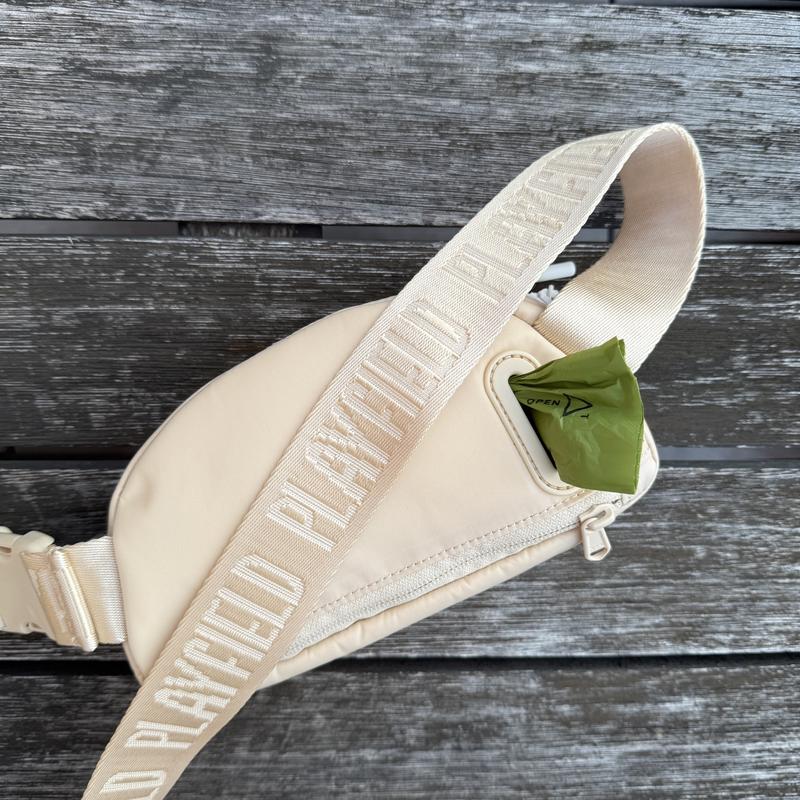 Doggie bags at the ready in a discreet slot in the back