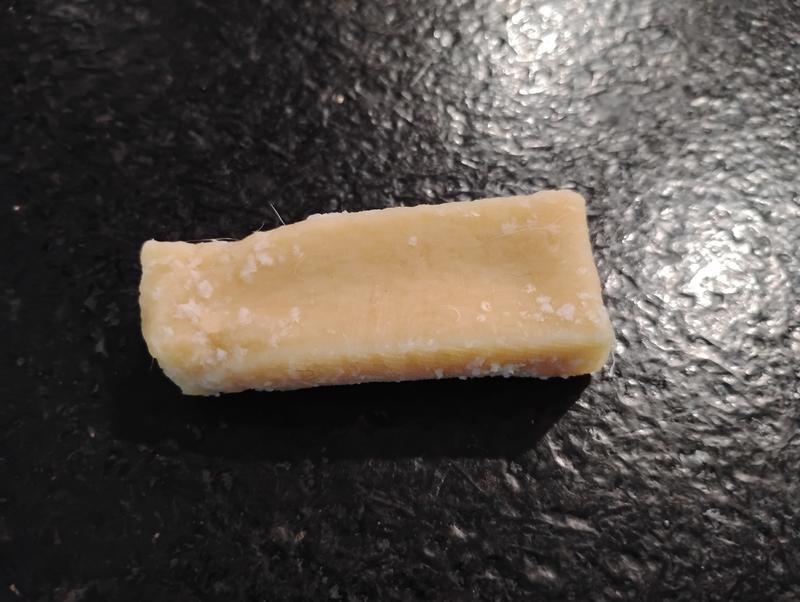 After half an hour chewing