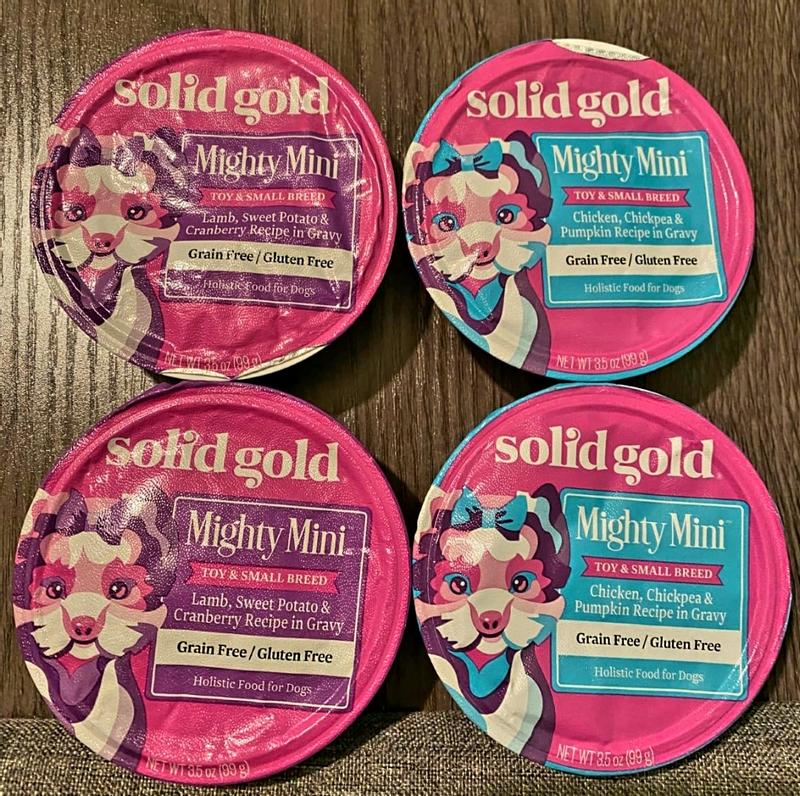 SOLID GOLD Mighty Mini Small Toy Breed Grain Free Variety Pack Wet Dog Food reviews Chewy