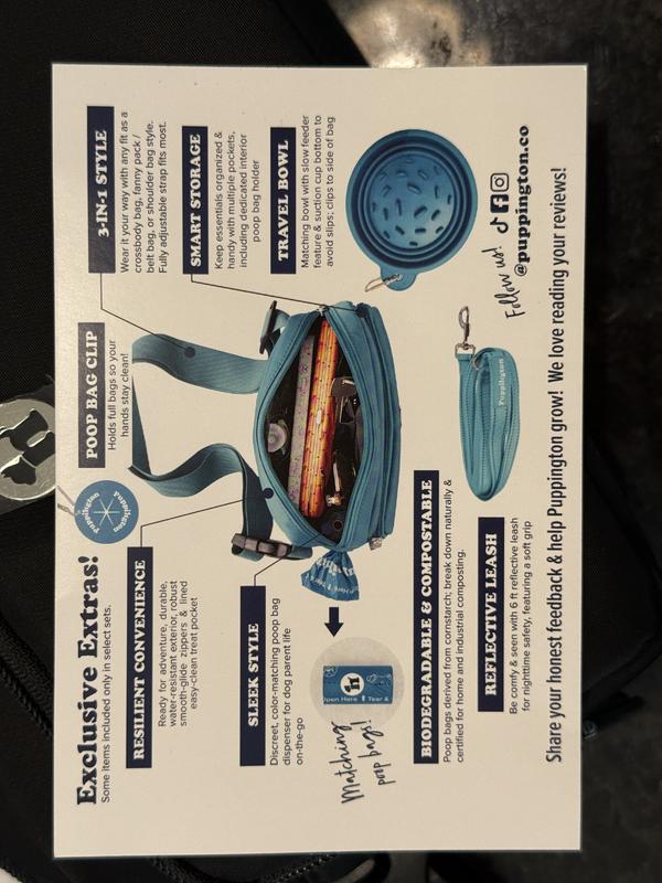 High end dog walking bag!