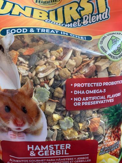 HIGGINS Sunburst Gourmet Blend Gerbil Hamster Food reviews Chewy