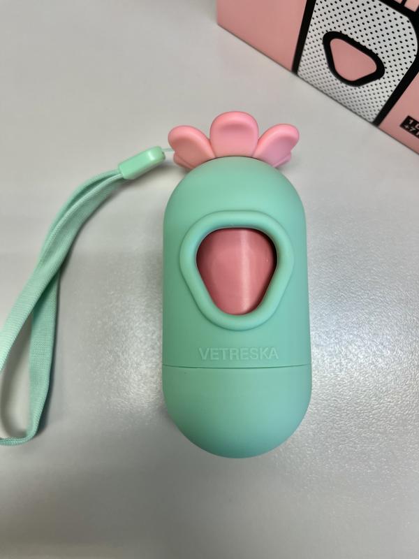 Attachment makes it easy to hook on leash or just slide on around your wrist.