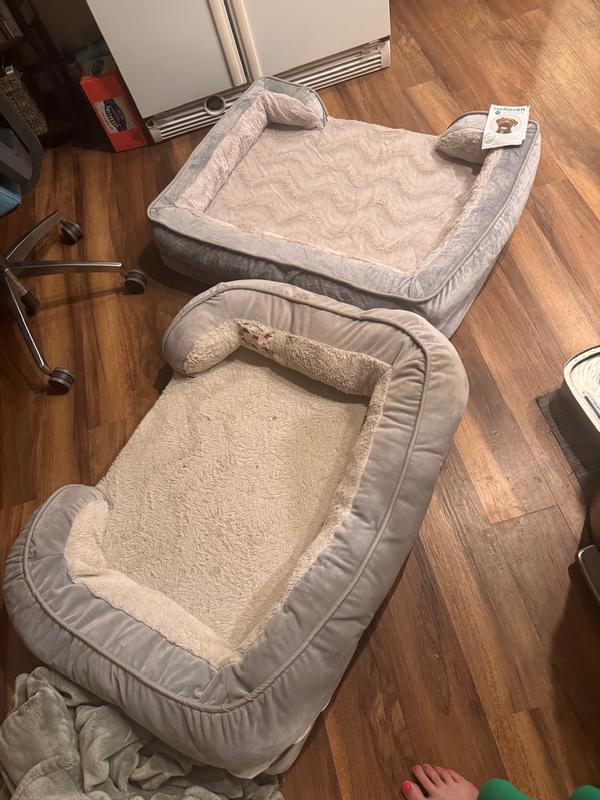 Old bed on bottom vs new bed