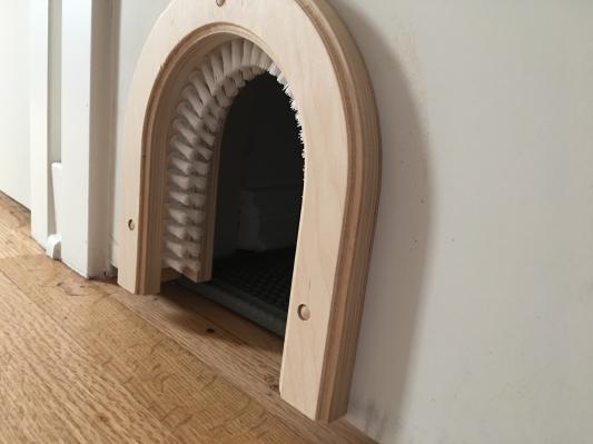 Automatic Cat Litter Box Cat Door The Original Cathole Interior