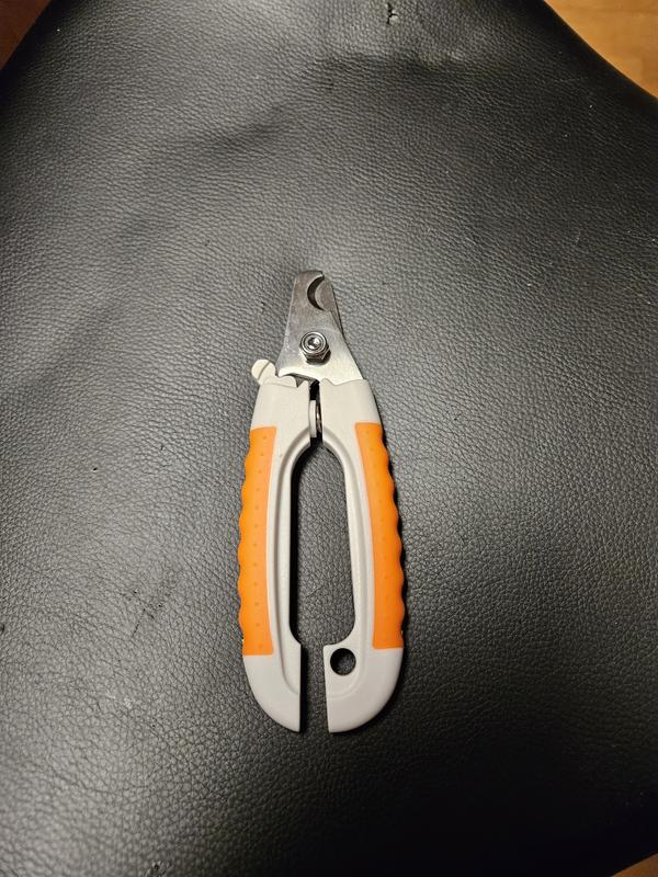 Closed with the safety lever